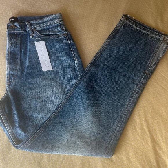 EB DENIM Unraveled Two Jeans Size 30 New With Tags Made in USA $340 - Picture 5 of 9